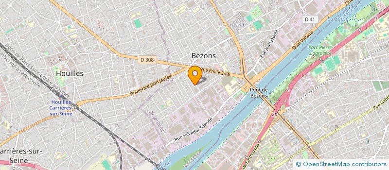 localisation de l'entreprise MONSIEUR YANIS BELLAABID  BEZONS