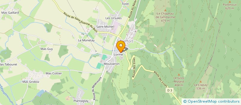 localisation de l'entreprise MONSIEUR YANIS BENABDALLAH  SAINT-ETIENNE-DU-BOIS