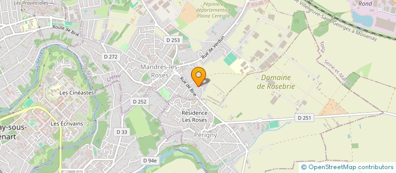 localisation de l'entreprise MONSIEUR YANIS BENALI  MANDRES-LES-ROSES