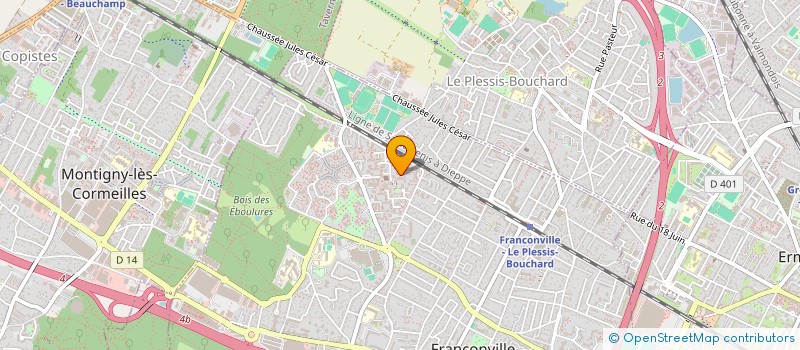 localisation de l'entreprise MONSIEUR YANIS BENDJOUADI  FRANCONVILLE