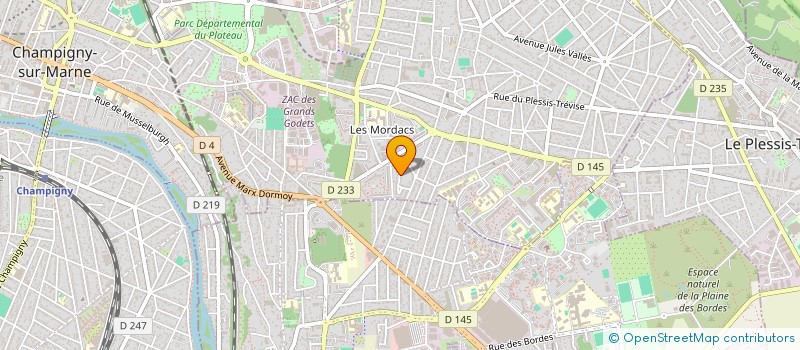 localisation de l'entreprise MONSIEUR YANIS BENESAID  CHAMPIGNY-SUR-MARNE