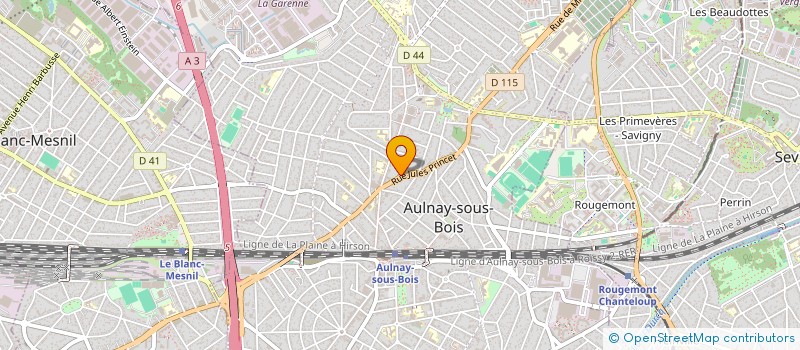 localisation de l'entreprise MONSIEUR YANIS BENHAMOUCHE à AULNAY-SOUS-BOIS