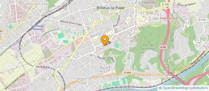 localisation de l'entreprise MONSIEUR YANIS BENLAMA  RILLIEUX-LA-PAPE