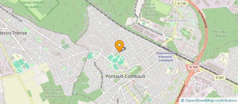localisation de l'entreprise MONSIEUR YANIS BENNACER à PONTAULT-COMBAULT