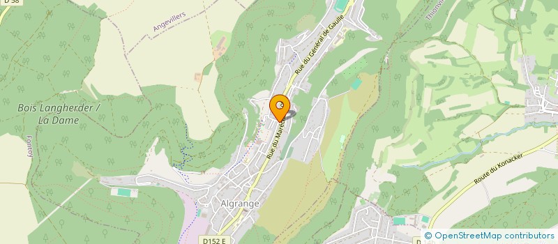 localisation de l'entreprise MONSIEUR YANIS BENOUIS  ALGRANGE