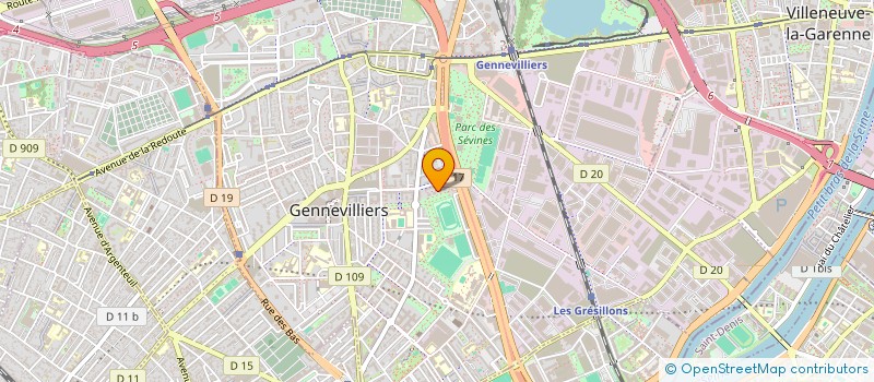 localisation de l'entreprise MONSIEUR YANIS BENSEFIA à GENNEVILLIERS