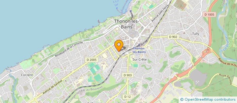 localisation de l'entreprise MONSIEUR YANIS BENSID à THONON-LES-BAINS