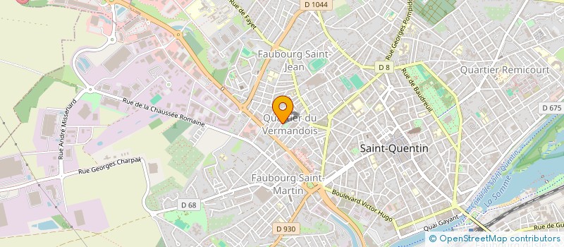 localisation de l'entreprise MONSIEUR YANIS BENSID  SAINT-QUENTIN