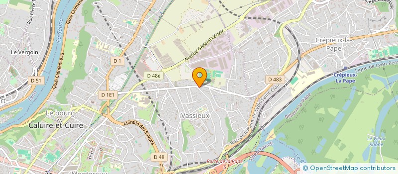 localisation de l'entreprise MONSIEUR YANIS BERBAR  CALUIRE-ET-CUIRE