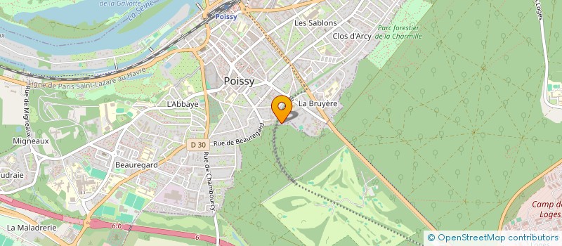 localisation de l'entreprise MONSIEUR YANIS BERDAM  POISSY