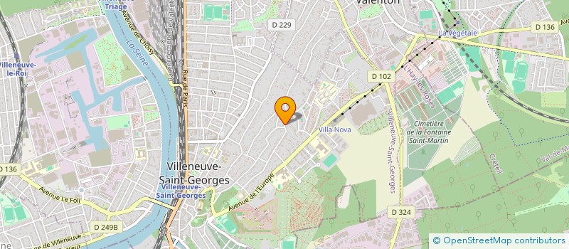 localisation de l'entreprise MONSIEUR YANIS BERKANE  VILLENEUVE-SAINT-GEORGES