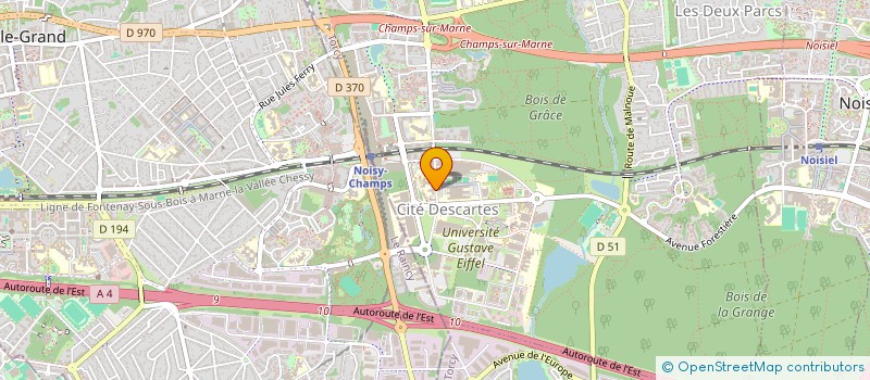 localisation de l'entreprise MONSIEUR YANIS BORDERON--CHAFIK  CHAMPS-SUR-MARNE