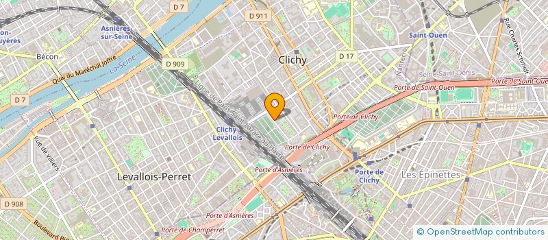localisation de l'entreprise MONSIEUR YANIS BORDJI à CLICHY