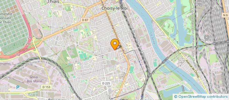 localisation de l'entreprise MONSIEUR YANIS BOUAFIA  CHOISY-LE-ROI