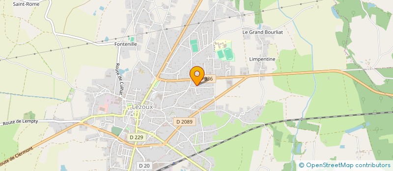 localisation de l'entreprise MONSIEUR YANIS BOUAKKAZ  LEZOUX