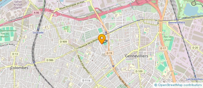 localisation de l'entreprise MONSIEUR YANIS BOUANANI à ASNIERES-SUR-SEINE