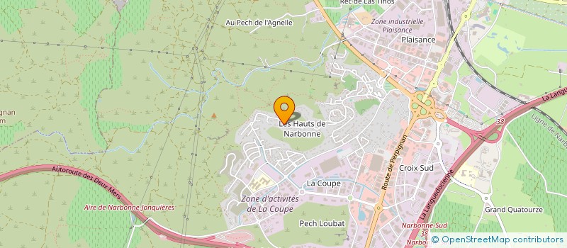 localisation de l'entreprise MONSIEUR YANIS BOUCHELLOUGA  NARBONNE