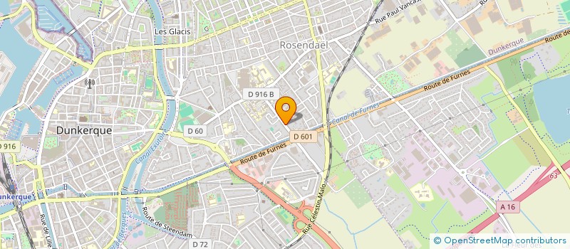 localisation de l'entreprise MONSIEUR YANIS BOUDJEMAA  DUNKERQUE