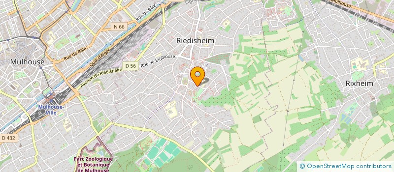 localisation de l'entreprise MONSIEUR YANIS BOUFELFEL  RIEDISHEIM