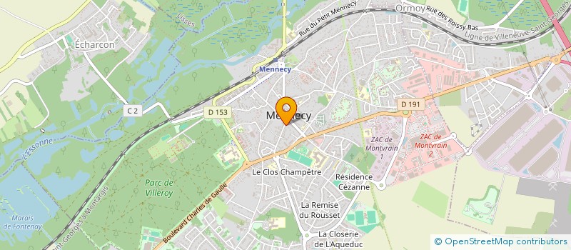 localisation de l'entreprise MONSIEUR YANIS BOUGRINE à MENNECY