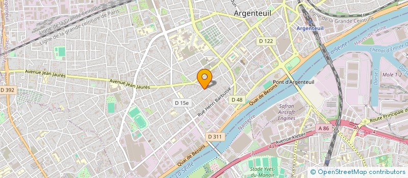 localisation de l'entreprise MONSIEUR YANIS BOUICHE  ARGENTEUIL