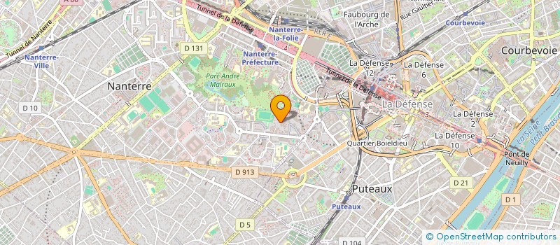 localisation de l'entreprise MONSIEUR YANIS BOURGEOIS à NANTERRE