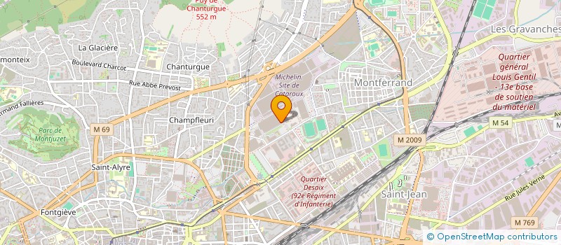 localisation de l'entreprise MONSIEUR YANIS BOUSSAID  CLERMONT-FERRAND