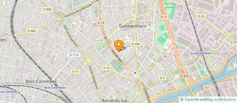 localisation de l'entreprise MONSIEUR YANIS BOUSSERHANE à GENNEVILLIERS