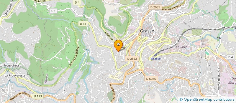 localisation de l'entreprise MONSIEUR YANIS BOUVET à GRASSE