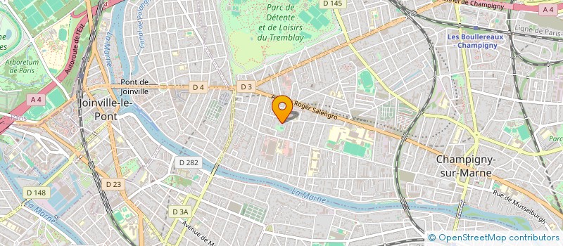 localisation de l'entreprise MONSIEUR YANIS BOUZIANE  CHAMPIGNY-SUR-MARNE