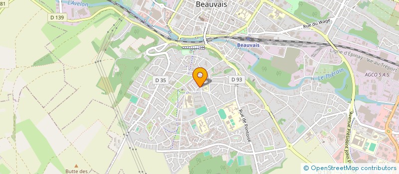 localisation de l'entreprise MONSIEUR YANIS BRAHIMI  BEAUVAIS