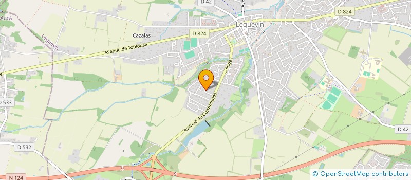 localisation de l'entreprise MONSIEUR YANIS BRIOT  LEGUEVIN