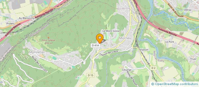 localisation de l'entreprise MONSIEUR YANIS BRUNET  MONNETIER-MORNEX