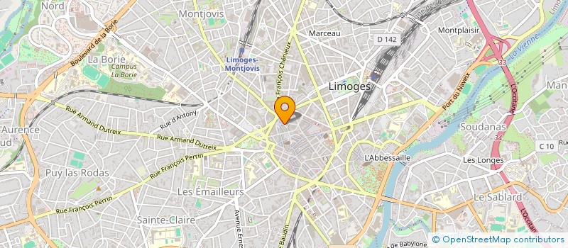 localisation de l'entreprise MONSIEUR YANIS CALLIPOLITIS à LIMOGES