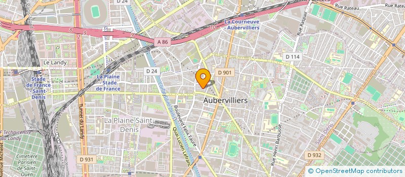 localisation de l'entreprise MONSIEUR YANIS CHANTOME  AUBERVILLIERS