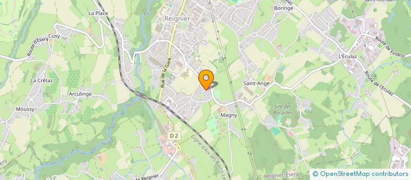 localisation de l'entreprise MONSIEUR YANIS CHARFEDDINE  REIGNIER-ESERY