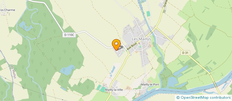 localisation de l'entreprise MONSIEUR YANIS CHEFRA  LES MAILLYS