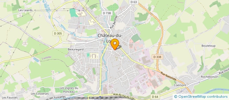 localisation de l'entreprise MONSIEUR YANIS CHENA  MONTVAL-SUR-LOIR