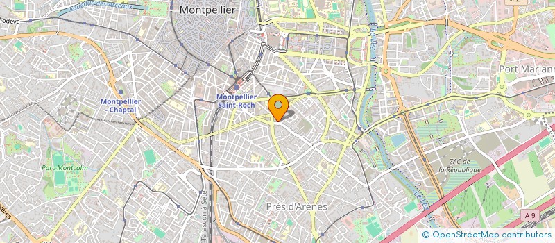 localisation de l'entreprise MONSIEUR YANIS CHENNA à MONTPELLIER