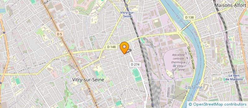 localisation de l'entreprise MONSIEUR YANIS CHERFAOUI  VITRY-SUR-SEINE