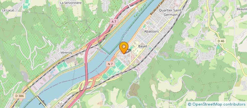 localisation de l'entreprise MONSIEUR YANIS CHEURFA à VIENNE