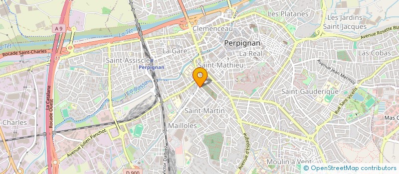 localisation de l'entreprise MONSIEUR YANIS CHOUGRANI  PERPIGNAN