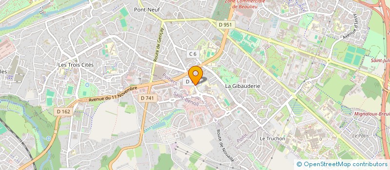 localisation de l'entreprise MONSIEUR YANIS COLAS à POITIERS