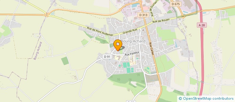 localisation de l'entreprise MONSIEUR YANIS DAGUENET  BOURG-ACHARD