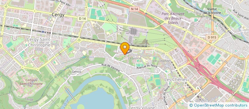 localisation de l'entreprise MONSIEUR YANIS DAHMANI  CERGY