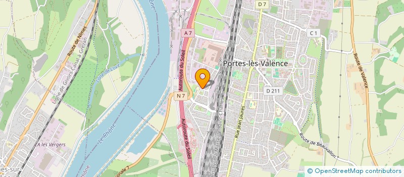 localisation de l'entreprise MONSIEUR YANIS DE RUEDA à PORTES-LES-VALENCE