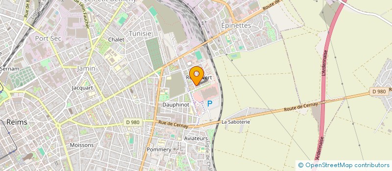 localisation de l'entreprise MONSIEUR YANIS DEBBAH  REIMS