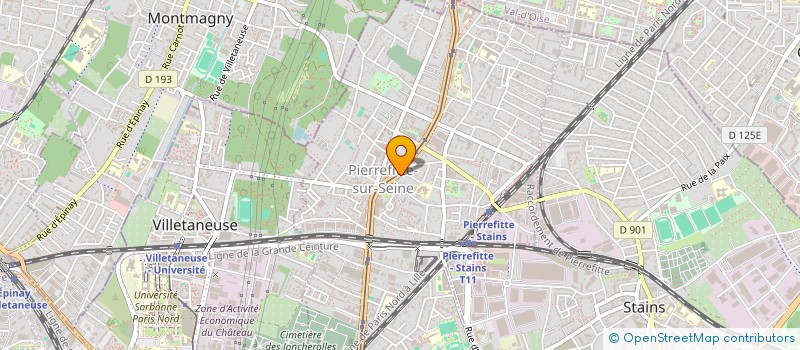 localisation de l'entreprise MONSIEUR YANIS DEKKICHE  PIERREFITTE-SUR-SEINE