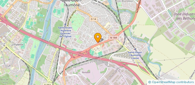 localisation de l'entreprise MONSIEUR YANIS DIAKITE à SAINT-OUEN-L'AUMONE