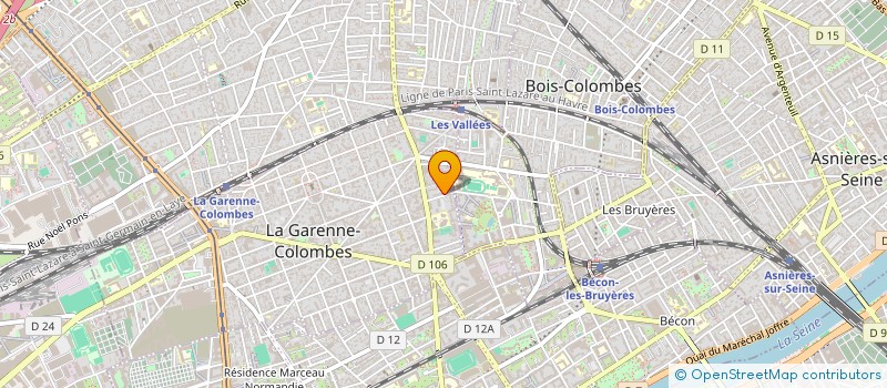 localisation de l'entreprise MONSIEUR YANIS DJEBARI  LA GARENNE-COLOMBES